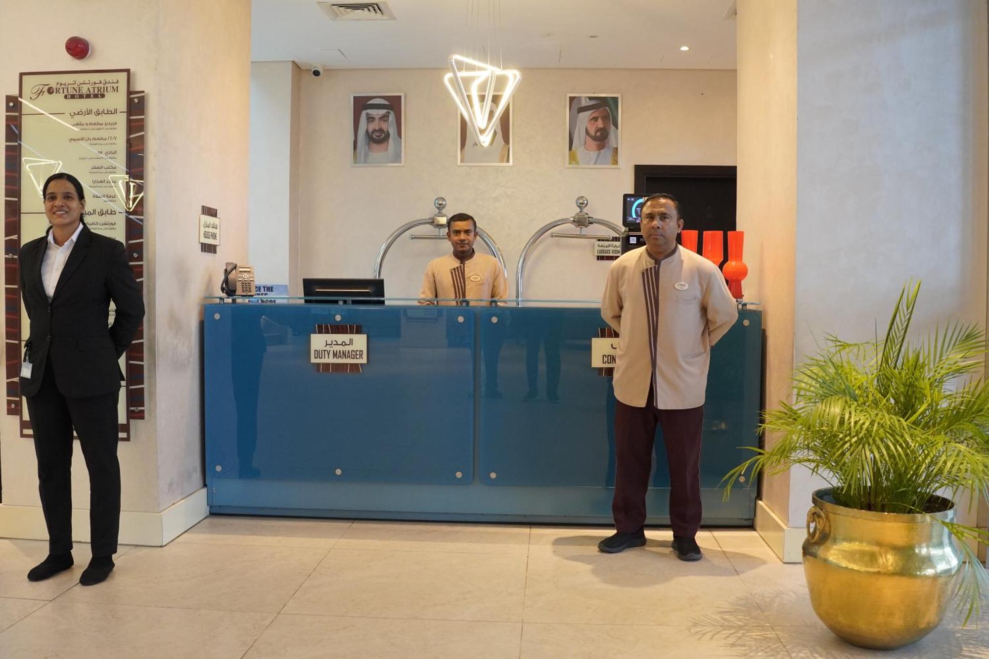 Fortune Atrium Hotel Дубай Экстерьер фото